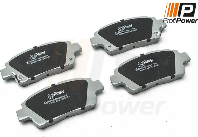 ProfiPower 1B1107 - Brake Pad Set, disc brake www.autospares.lv