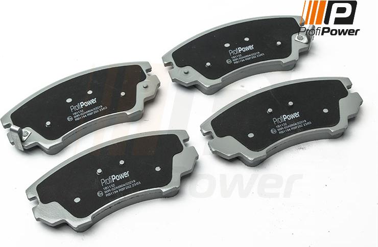 ProfiPower 1B1132 - Brake Pad Set, disc brake www.autospares.lv