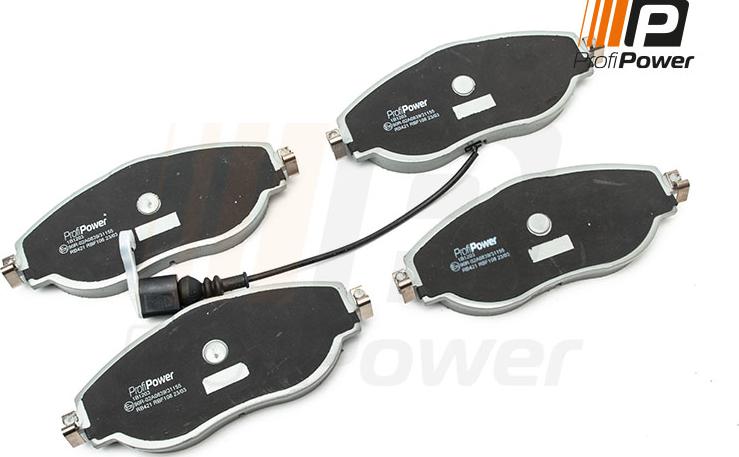 ProfiPower 1B1203 - Brake Pad Set, disc brake www.autospares.lv