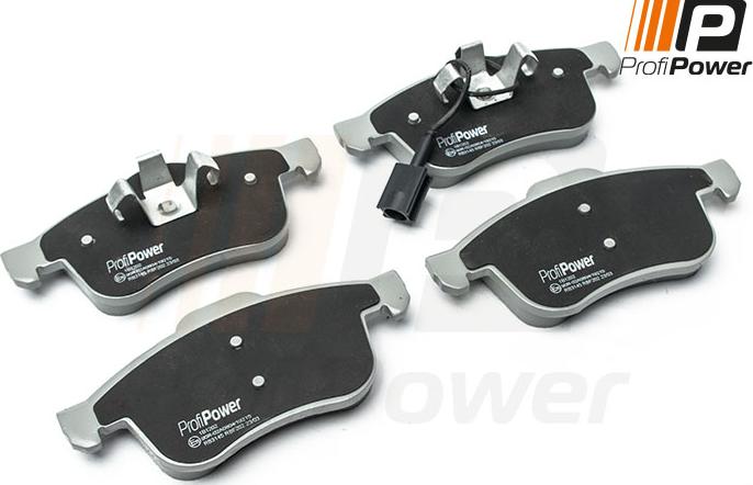 ProfiPower 1B1202 - Brake Pad Set, disc brake www.autospares.lv