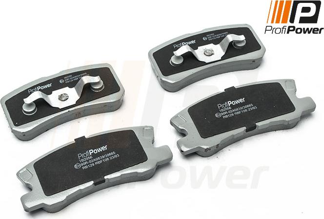 ProfiPower 1B2056 - Brake Pad Set, disc brake www.autospares.lv