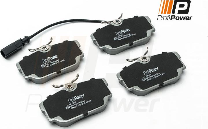 ProfiPower 1B2068 - Brake Pad Set, disc brake www.autospares.lv