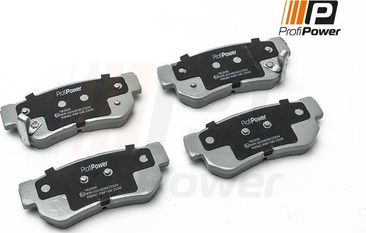 ProfiPower 1B2030 - Brake Pad Set, disc brake www.autospares.lv