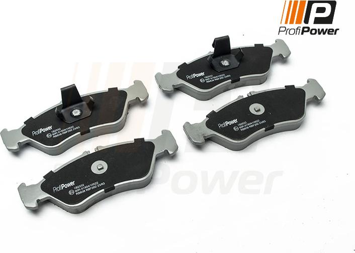 ProfiPower 1B2032 - Brake Pad Set, disc brake www.autospares.lv