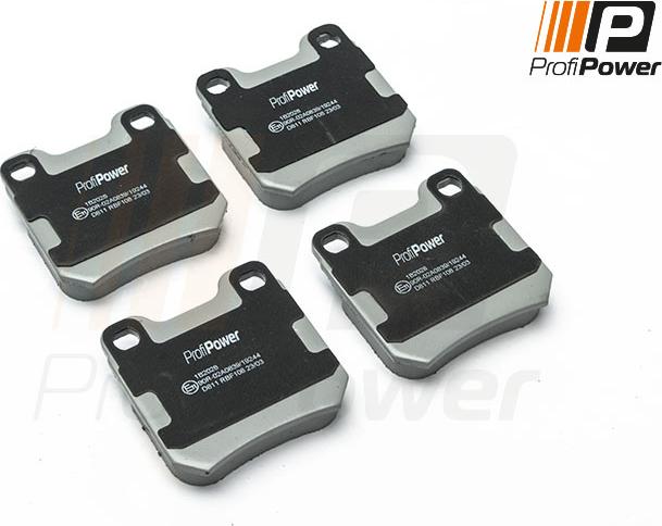 ProfiPower 1B2028 - Brake Pad Set, disc brake www.autospares.lv