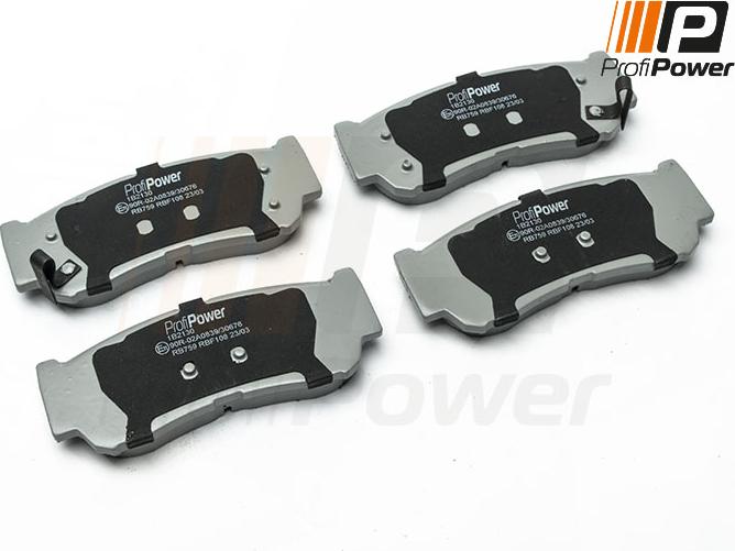 ProfiPower 1B2130 - Brake Pad Set, disc brake www.autospares.lv