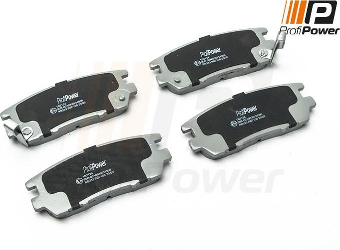 ProfiPower 1B2124 - Brake Pad Set, disc brake www.autospares.lv