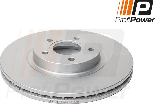 ProfiPower 3B1099 - Brake Disc www.autospares.lv