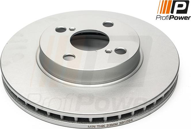 ProfiPower 3B1094 - Bremžu diski www.autospares.lv