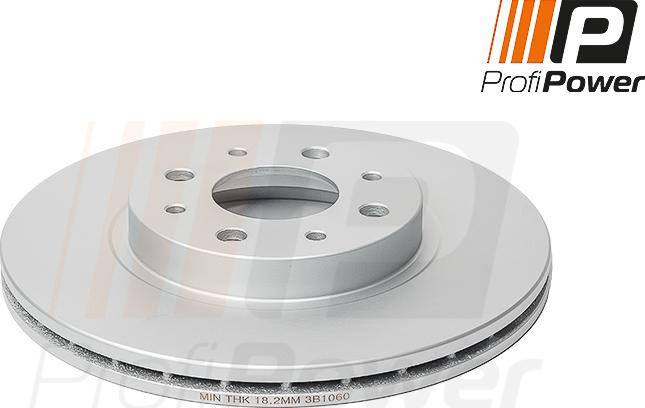 ProfiPower 3B1060 - Brake Disc www.autospares.lv