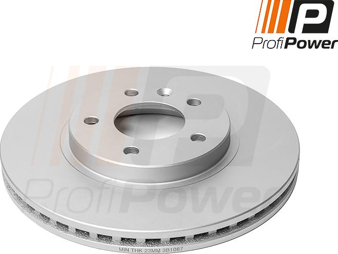 ProfiPower 3B1087 - Bremžu diski www.autospares.lv