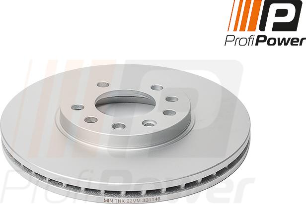 ProfiPower 3B1146 - Bremžu diski autospares.lv