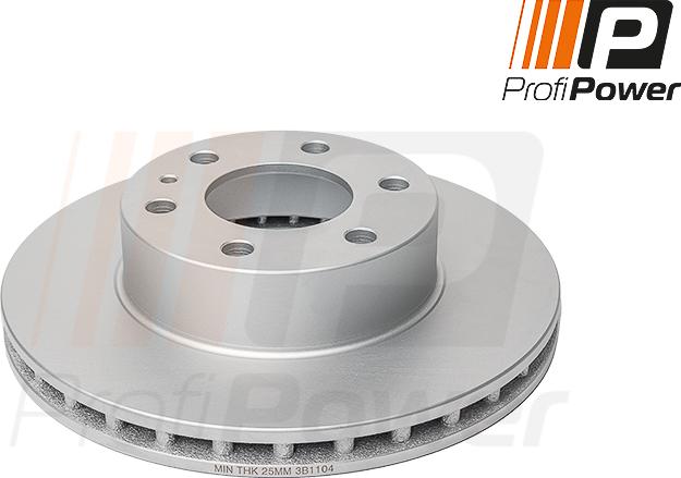 ProfiPower 3B1104 - Bremžu diski autospares.lv