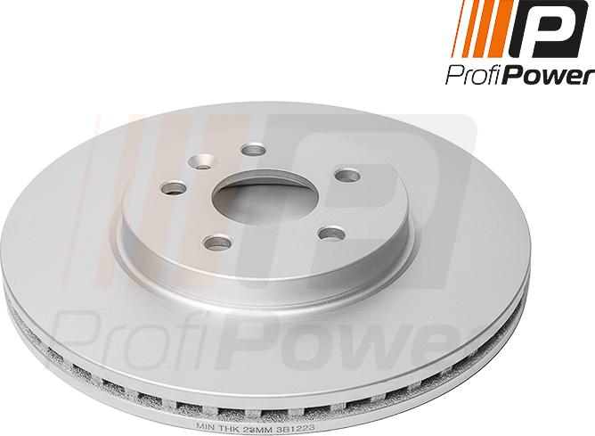 ProfiPower 3B1223 - Bremžu diski www.autospares.lv