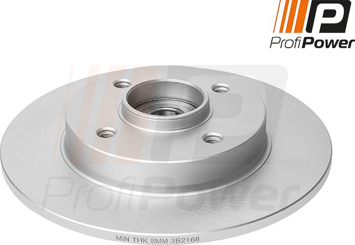 ProfiPower 3B2168 - Brake Disc www.autospares.lv