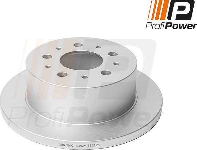 ProfiPower 3B2125 - Brake Disc www.autospares.lv