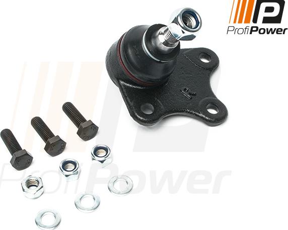 ProfiPower 2S0015R - Шаровая опора, несущий / направляющий шарнир www.autospares.lv