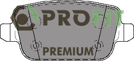 Profit 5005-1933 - Bremžu uzliku kompl., Disku bremzes www.autospares.lv