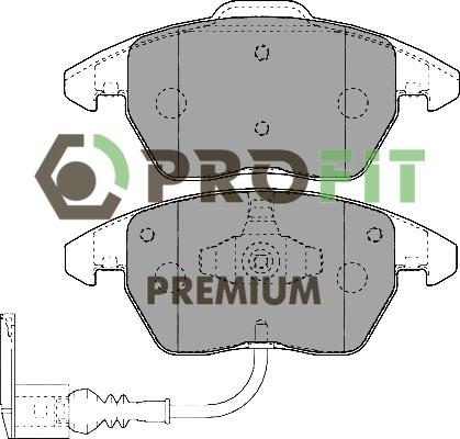 Profit 5005-1641 - Bremžu uzliku kompl., Disku bremzes autospares.lv