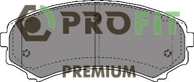 Profit 5005-1603 - Bremžu uzliku kompl., Disku bremzes www.autospares.lv