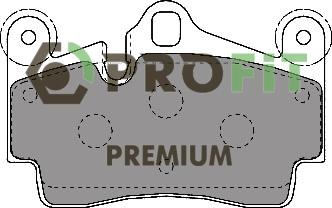 Profit 5005-1627 - Bremžu uzliku kompl., Disku bremzes autospares.lv