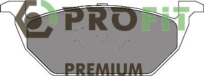 Profit 5005-1094 - Тормозные колодки, дисковые, комплект www.autospares.lv