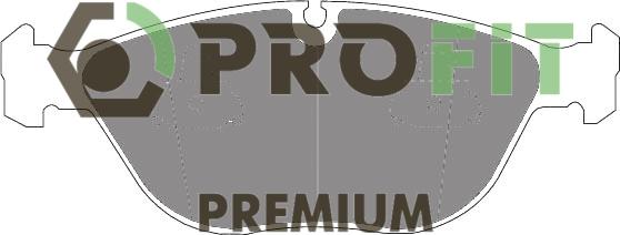 Profit 5005-1001 - Bremžu uzliku kompl., Disku bremzes www.autospares.lv