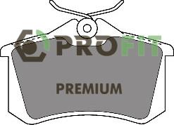 Profit 5005-1083 - Тормозные колодки, дисковые, комплект www.autospares.lv