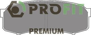 Profit 5005-1021 - Bremžu uzliku kompl., Disku bremzes www.autospares.lv