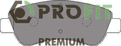 Profit 5005-1399 - Тормозные колодки, дисковые, комплект www.autospares.lv