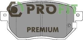 Profit 5005-1786 - Brake Pad Set, disc brake www.autospares.lv