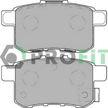 Profit 5000-4198 - Bremžu uzliku kompl., Disku bremzes www.autospares.lv