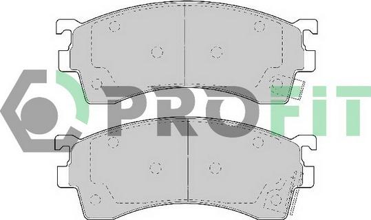 Profit 5000-0950 - Brake Pad Set, disc brake www.autospares.lv