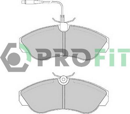 Profit 5000-0968 - Brake Pad Set, disc brake www.autospares.lv