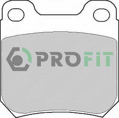 Profit 5000-0973 C - Тормозные колодки, дисковые, комплект www.autospares.lv