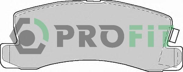 Profit 5000-0478 - Brake Pad Set, disc brake www.autospares.lv