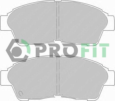 Profit 5000-0867 - Brake Pad Set, disc brake www.autospares.lv