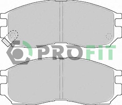 Profit 5000-0764 - Тормозные колодки, дисковые, комплект www.autospares.lv