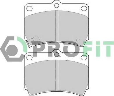 Profit 5000-0715 - Bremžu uzliku kompl., Disku bremzes autospares.lv