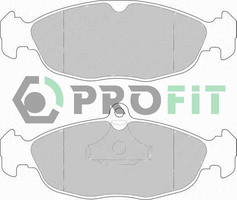 Profit 5000-0732 - Тормозные колодки, дисковые, комплект www.autospares.lv