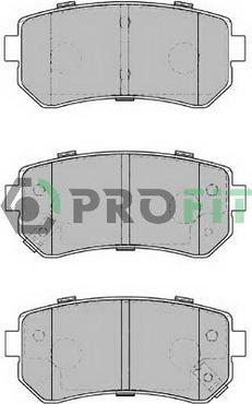 Profit 5000-1956 - Brake Pad Set, disc brake www.autospares.lv