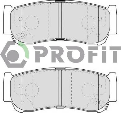 Profit 5000-1910 - Brake Pad Set, disc brake www.autospares.lv