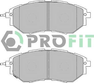 Profit 5000-1984 C - Brake Pad Set, disc brake www.autospares.lv