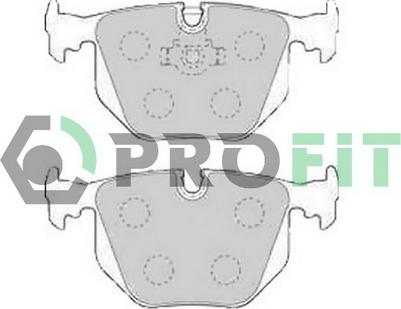 Profit 5000-1483 - Brake Pad Set, disc brake www.autospares.lv