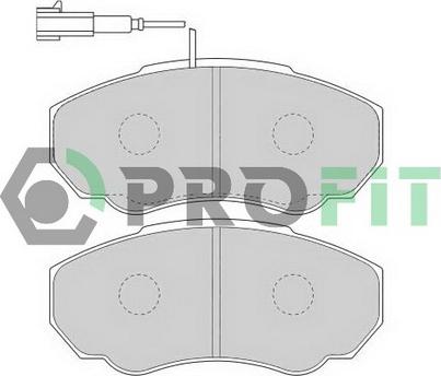 Profit 5000-1478 - Тормозные колодки, дисковые, комплект www.autospares.lv