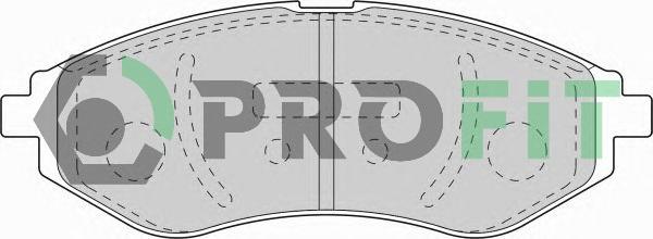 Profit 5000-1699 C - Bremžu uzliku kompl., Disku bremzes autospares.lv