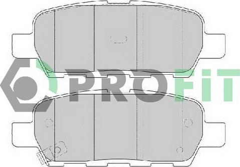 Profit 5000-1693 - Brake Pad Set, disc brake www.autospares.lv