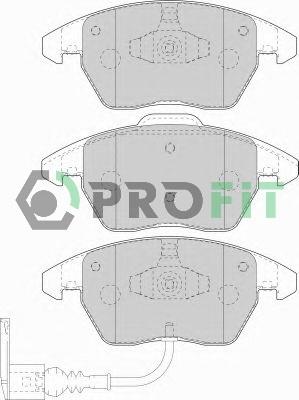 Profit 5000-1641 - Bremžu uzliku kompl., Disku bremzes autospares.lv