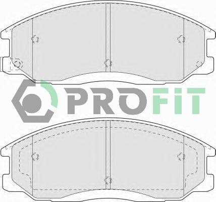 Profit 5000-1605 - Brake Pad Set, disc brake www.autospares.lv