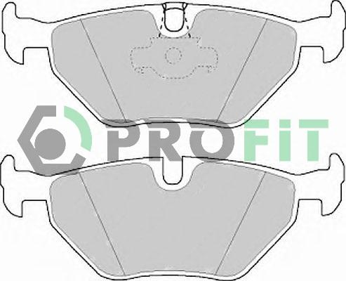 Profit 5000-1075 - Brake Pad Set, disc brake www.autospares.lv